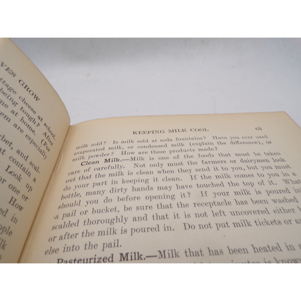 1923 Food Planning and Preparation Mabel Wellman Lippincott Antique Hardcover - Picture 5 of 6